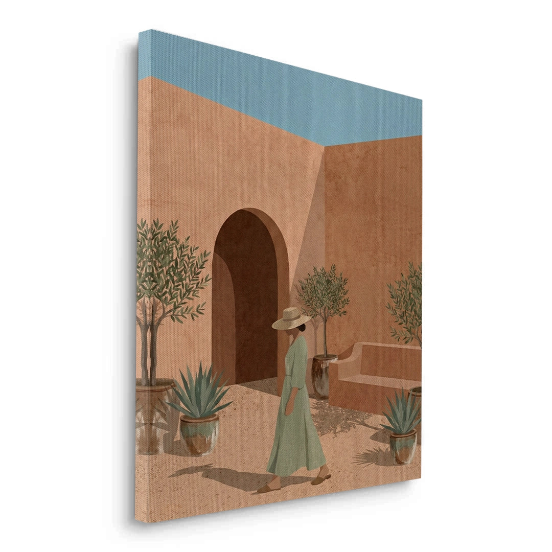 2Minimalist Mediterranean Woman - Canvas
