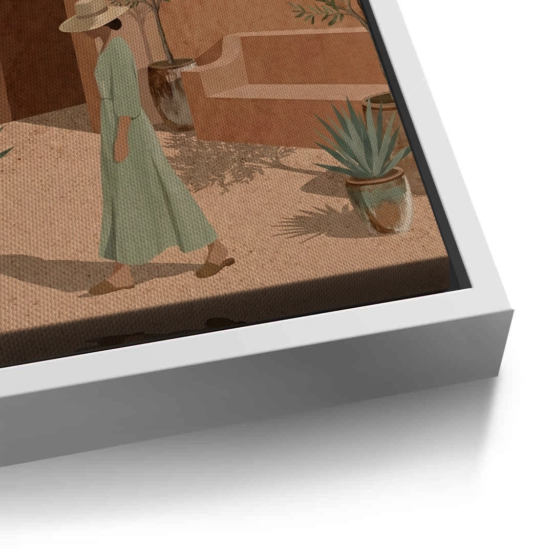 2Minimalist Mediterranean Woman - Canvas