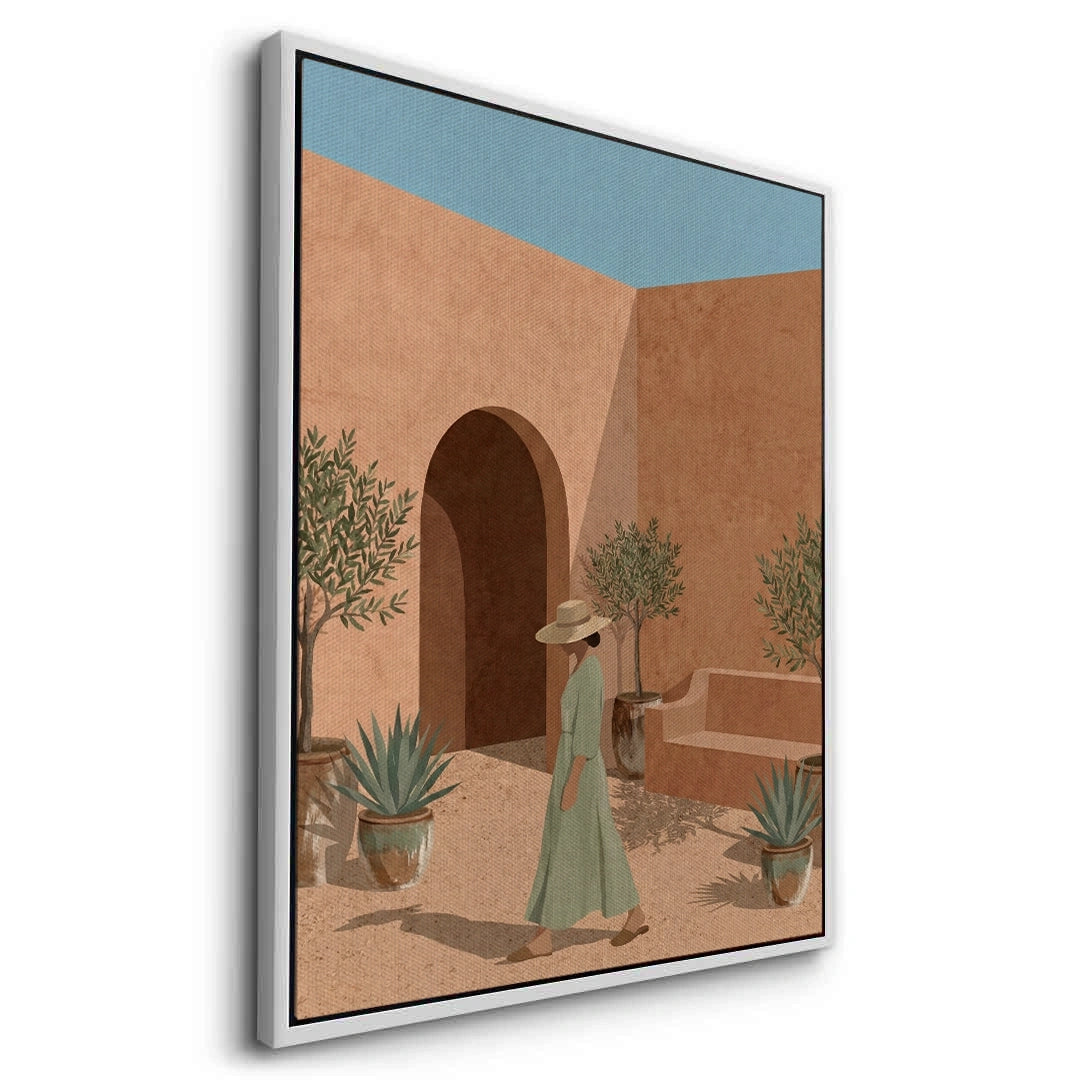 2Minimalist Mediterranean Woman - Canvas