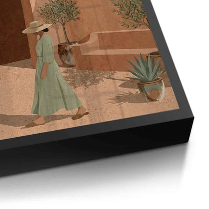 Minimalist Mediterranean Woman - Fine Art