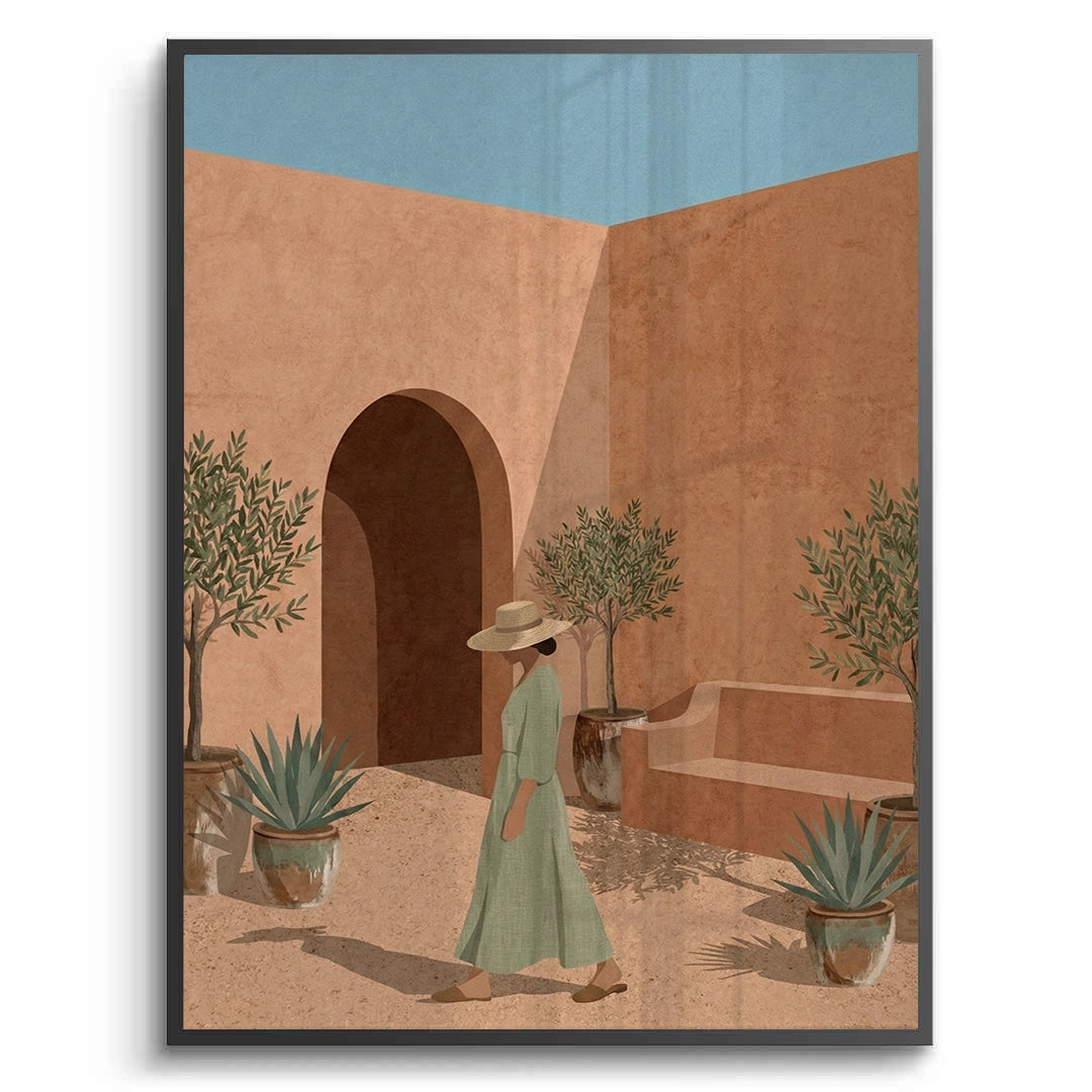 2Minimalist Mediterranean Woman - Fine Art
