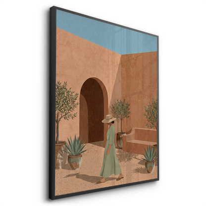 Minimalist Mediterranean Woman - Fine Art