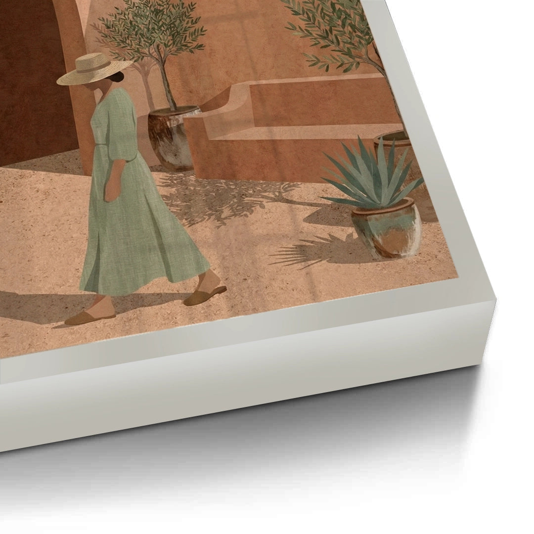 2Minimalist Mediterranean Woman - Fine Art