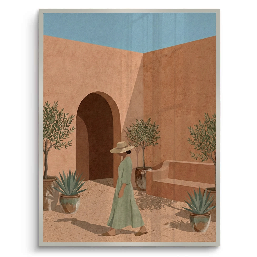 2Minimalist Mediterranean Woman - Fine Art