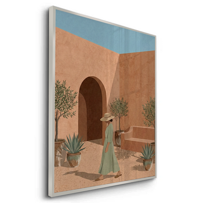 Minimalist Mediterranean Woman - Fine Art