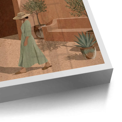 Minimalist Mediterranean Woman - Fine Art