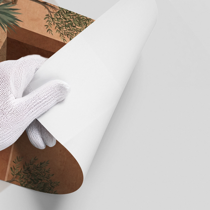 Minimalist Mediterranean Woman - Poster