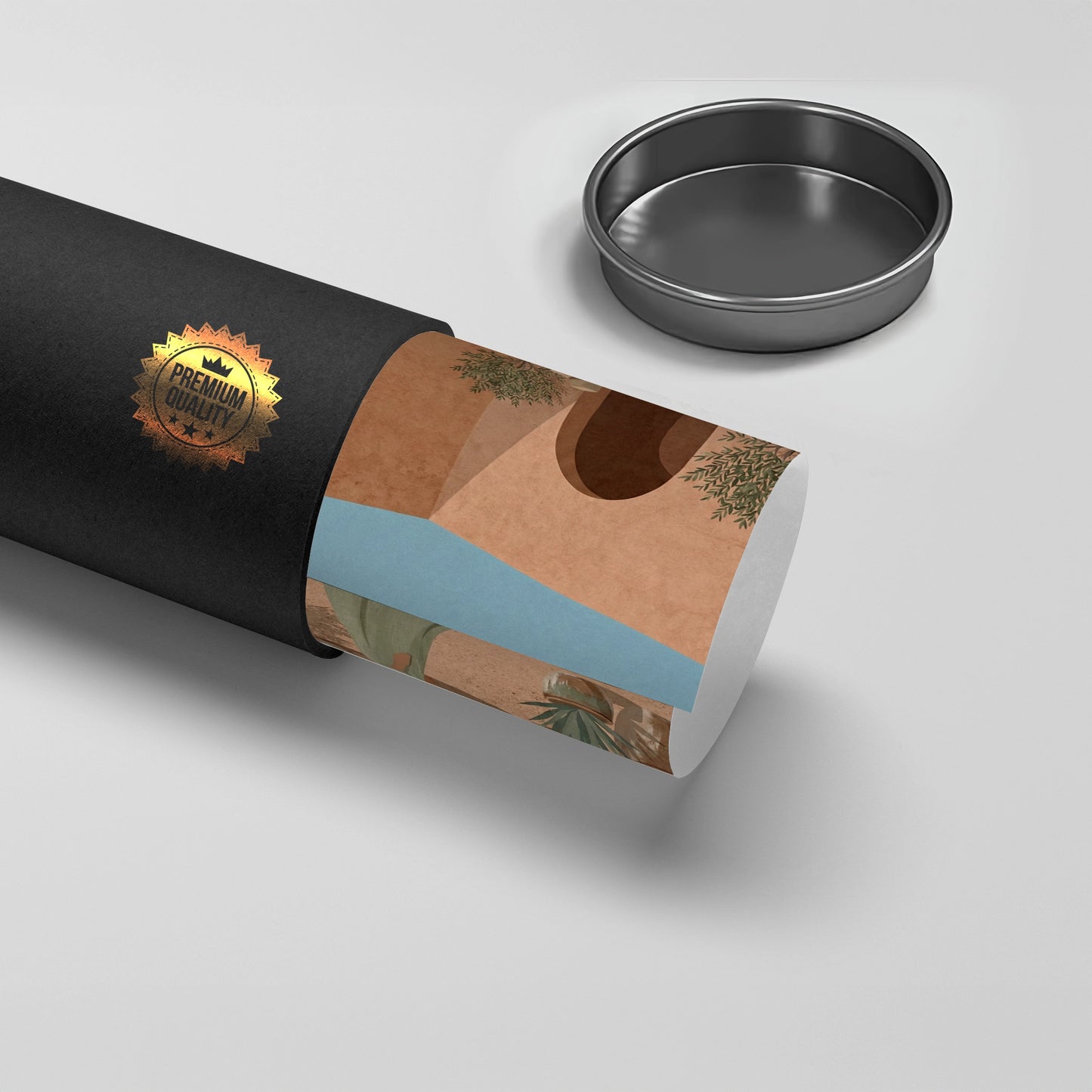 2Minimalist Mediterranean Woman - Poster