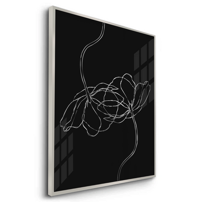 Minimalist Monochrome Floral - Fine Art