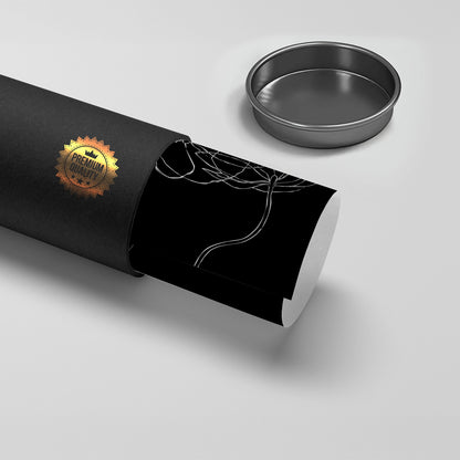 Minimalist Monochrome Floral - Poster