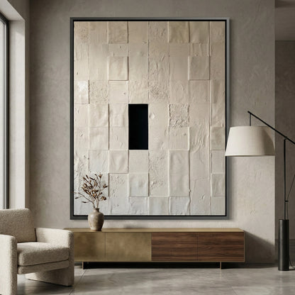 Minimalist Monolith modern art print, sleek design, luxury living room decoration UAE