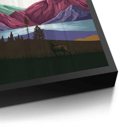 Minimalist Mountain Landscape - Fine Art