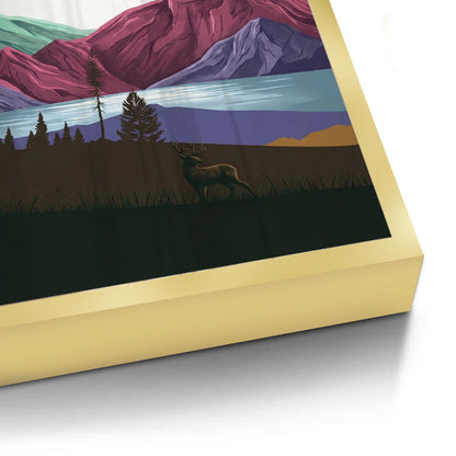 Minimalist Mountain Landscape - Fine Art