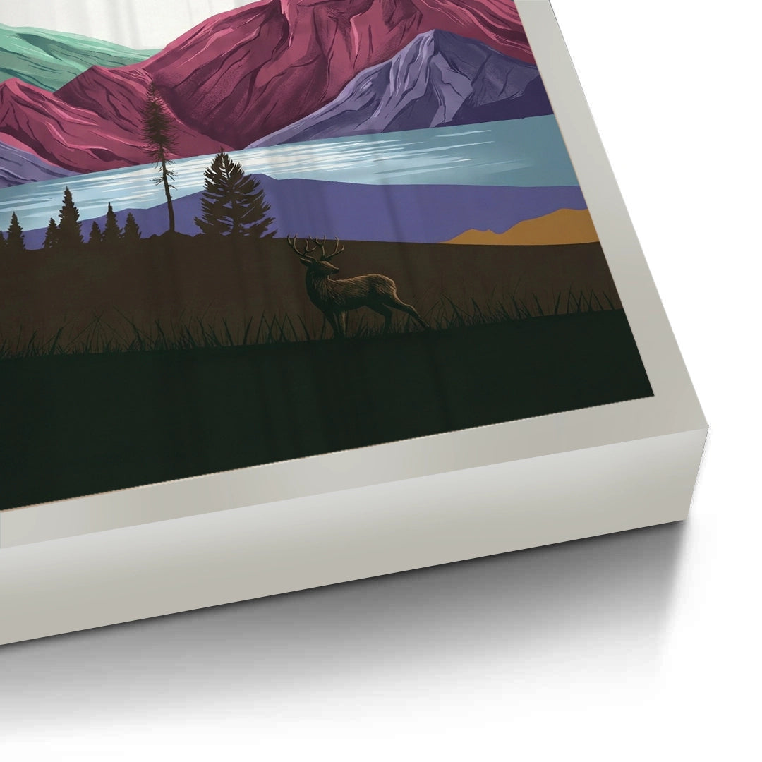 2Minimalist Mountain Landscape - Fine Art