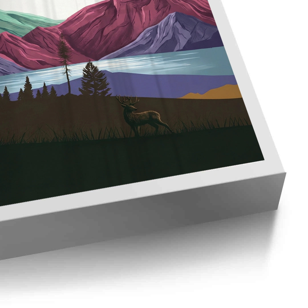 2Minimalist Mountain Landscape - Fine Art