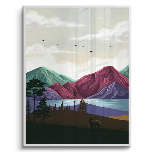 Minimalist Mountain Landscape - Fine Art