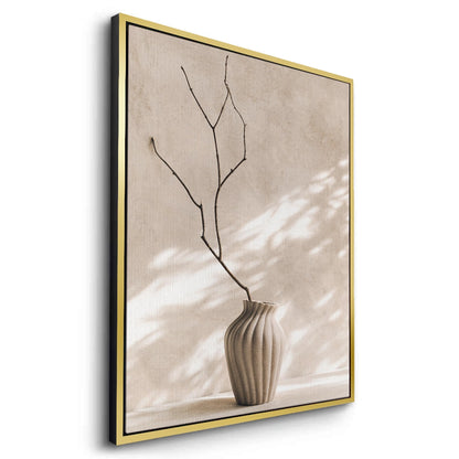 Minimalist Neutral Ceramic Vase - Canvas