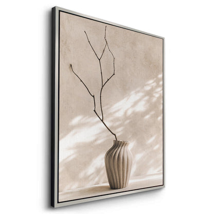Minimalist Neutral Ceramic Vase - Canvas