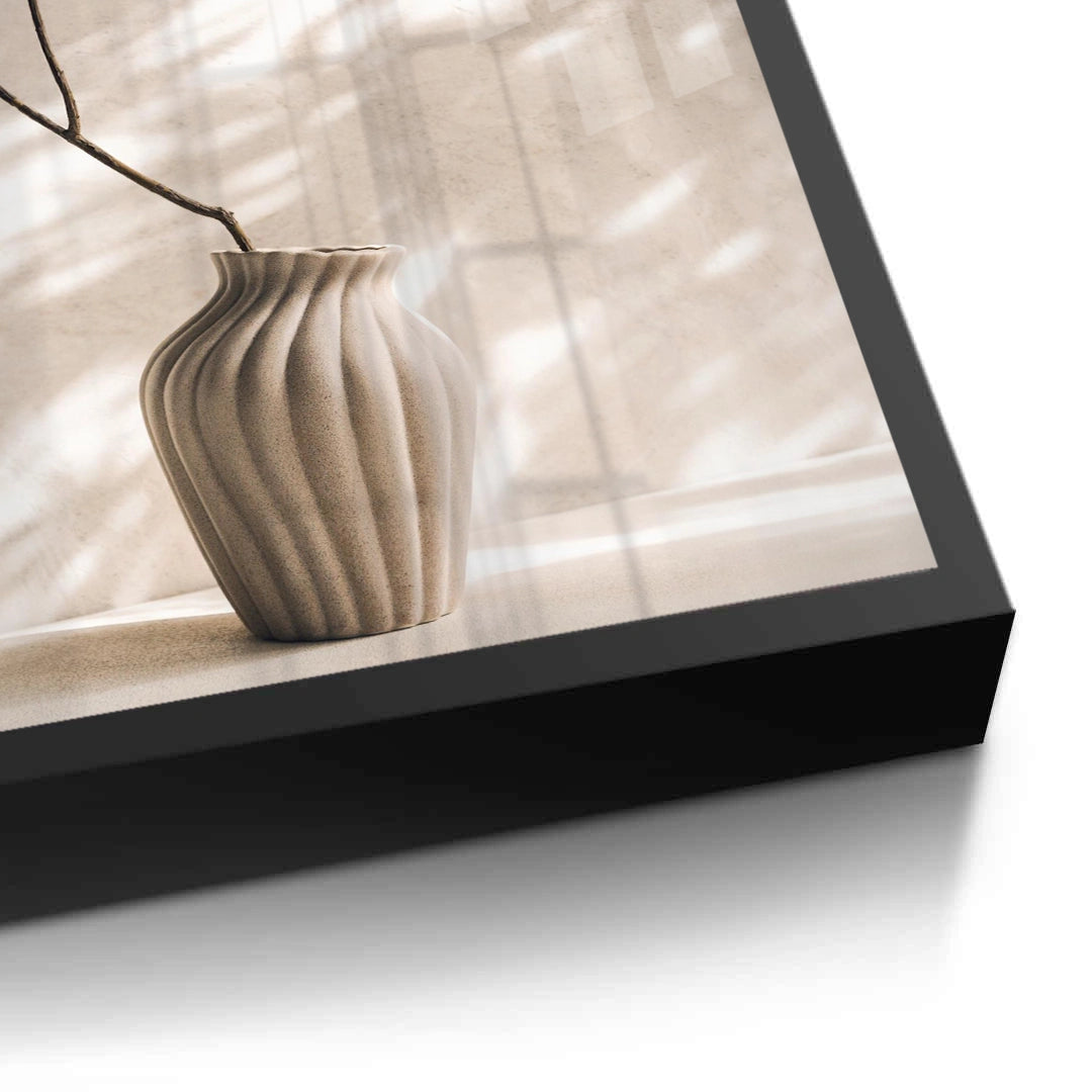 2Minimalist Neutral Ceramic Vase - Fine Art