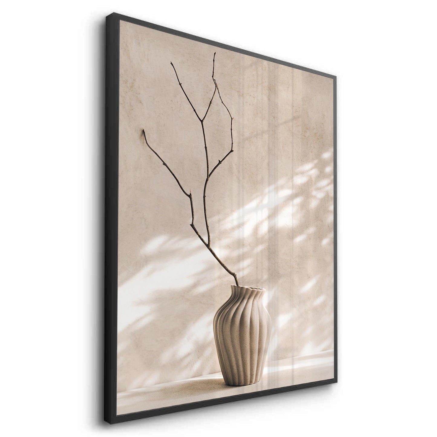 2Minimalist Neutral Ceramic Vase - Fine Art