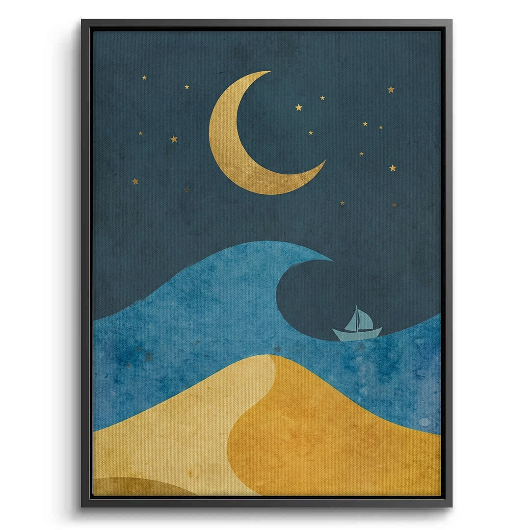 2Minimalist Night Sky - Canvas