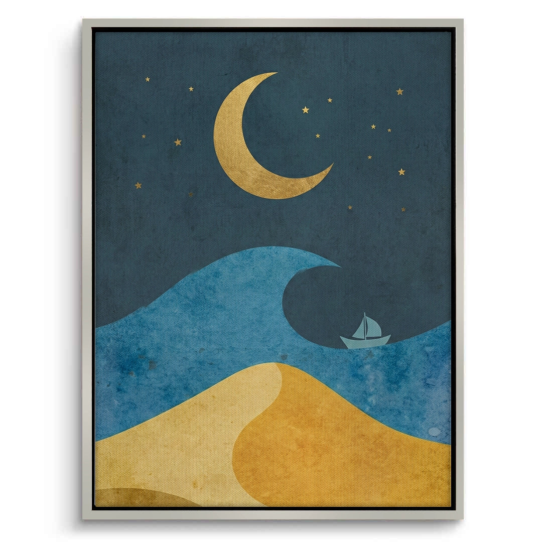 2Minimalist Night Sky - Canvas