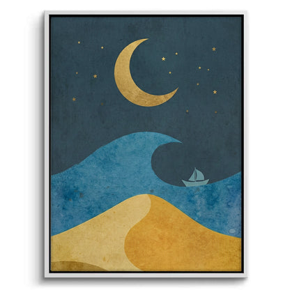 Minimalist Night Sky - Canvas