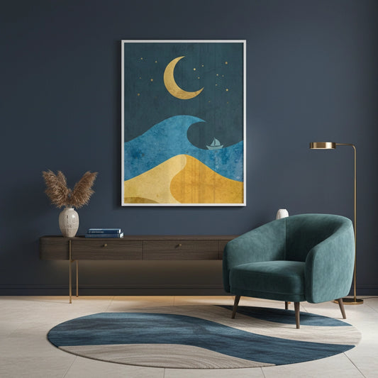 Minimalist Night Sky - Fine Art