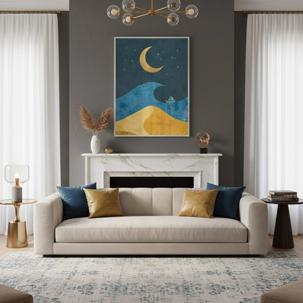2Minimalist Night Sky - Fine Art