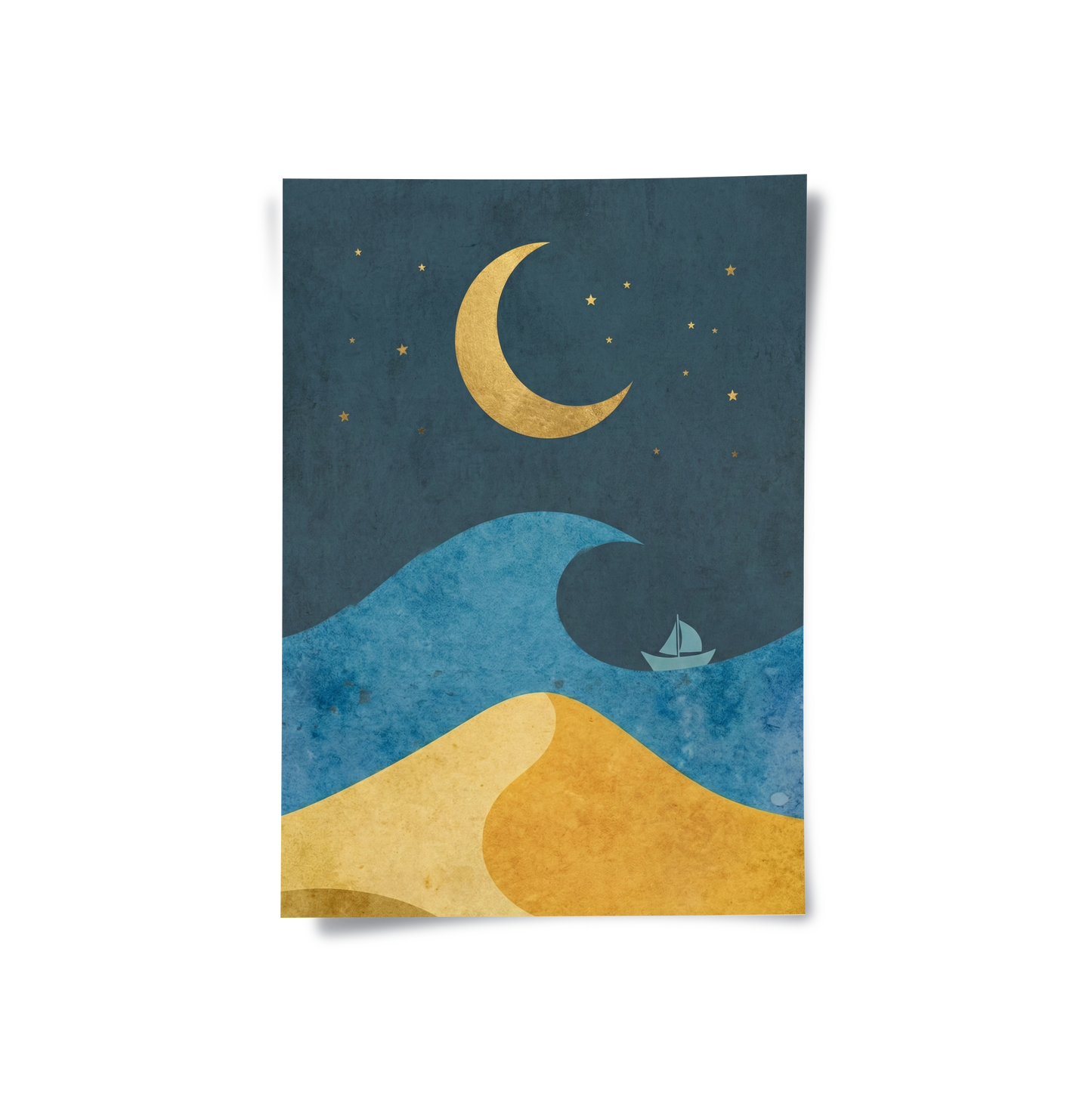 2Minimalist Night Sky - Poster