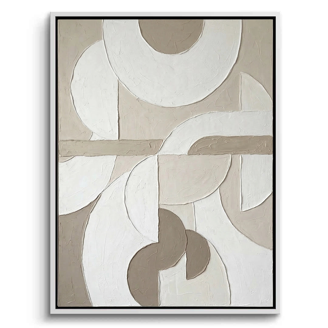 Minimalist Nordic wall art featuring clean lines and soft neutral tones, perfect for modern UAE home decor