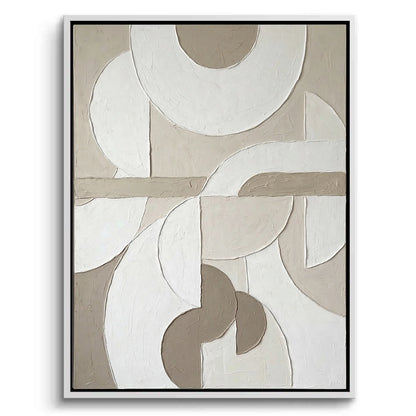 Minimalist Nordic wall art featuring clean lines and soft neutral tones, perfect for modern UAE home decor