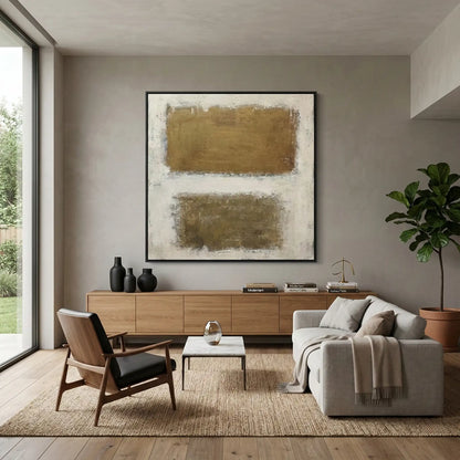 Minimalist Ochre Blocks #MOB412