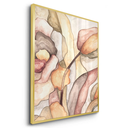 Minimalist Organic Fluid Shapes Abstract - Fine Art