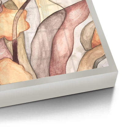 Minimalist Organic Fluid Shapes Abstract - Fine Art