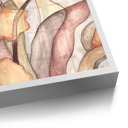 Minimalist Organic Fluid Shapes Abstract - Fine Art