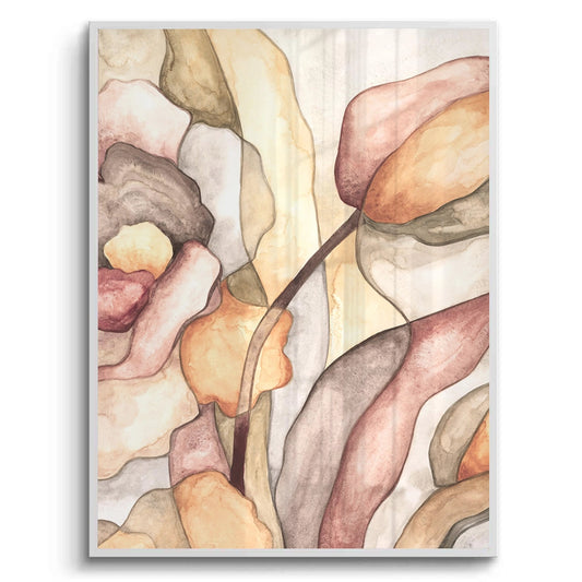 Minimalist Organic Fluid Shapes Abstract - Fine Art