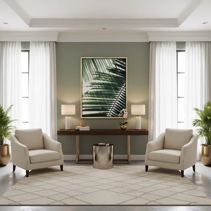 Minimalist Palm Frond - Canvas