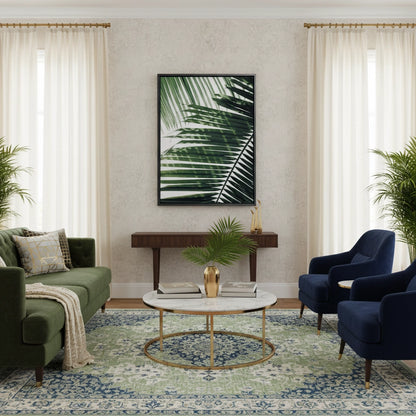 Minimalist Palm Frond - Canvas