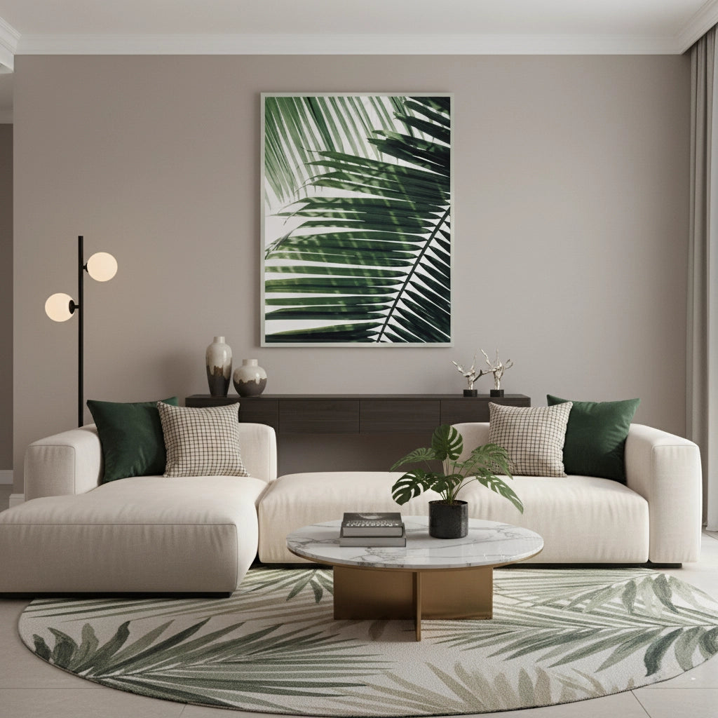 2Minimalist Palm Frond - Fine Art