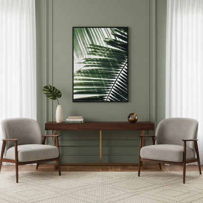 Minimalist Palm Frond - Fine Art