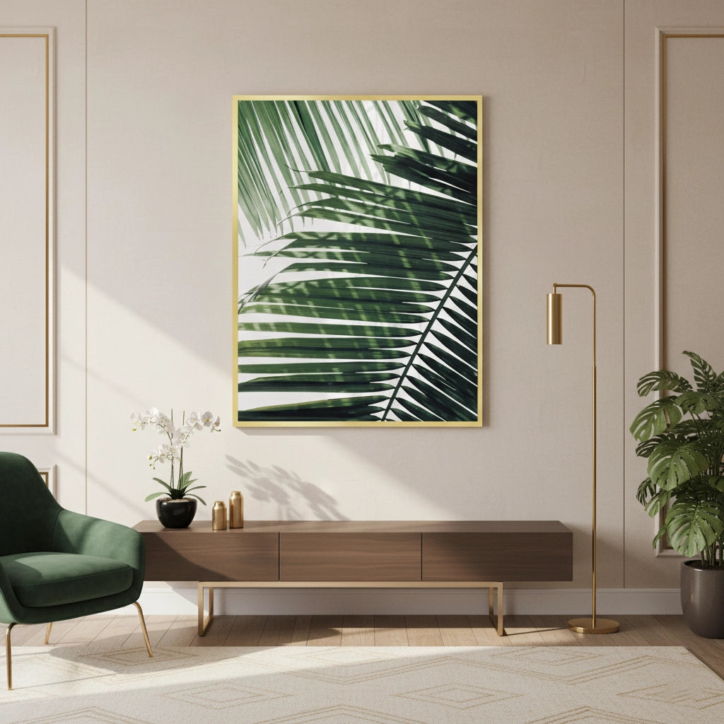 2Minimalist Palm Frond - Fine Art