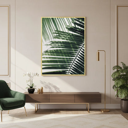 Minimalist Palm Frond - Fine Art