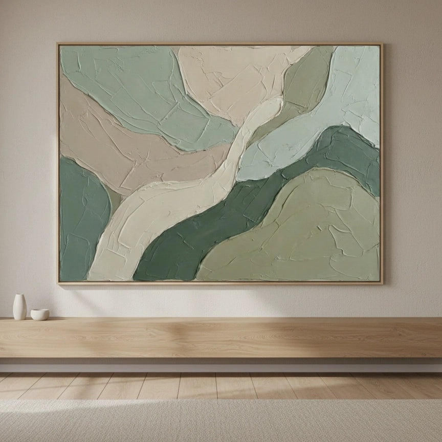 2Minimalist Pastel Delta Painting #MPDE440