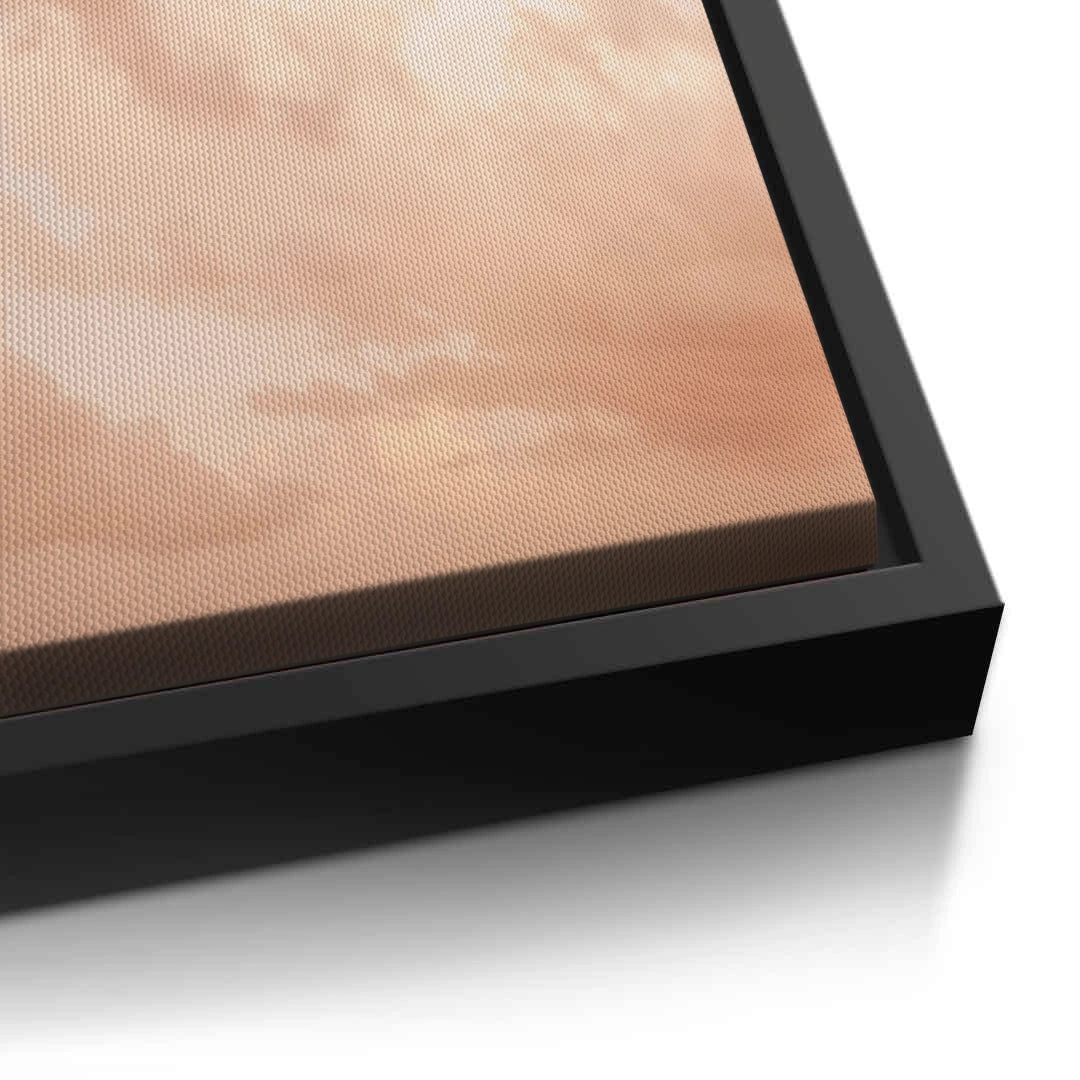 2Minimalist Pastel Peach Cloud - Canvas