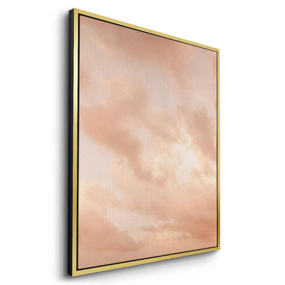 Minimalist Pastel Peach Cloud - Canvas