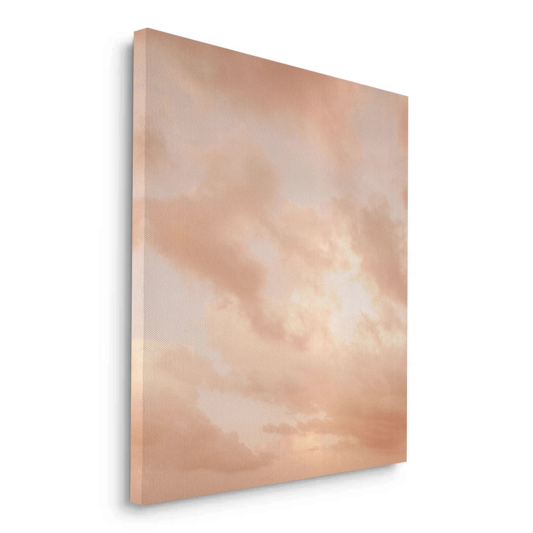 2Minimalist Pastel Peach Cloud - Canvas