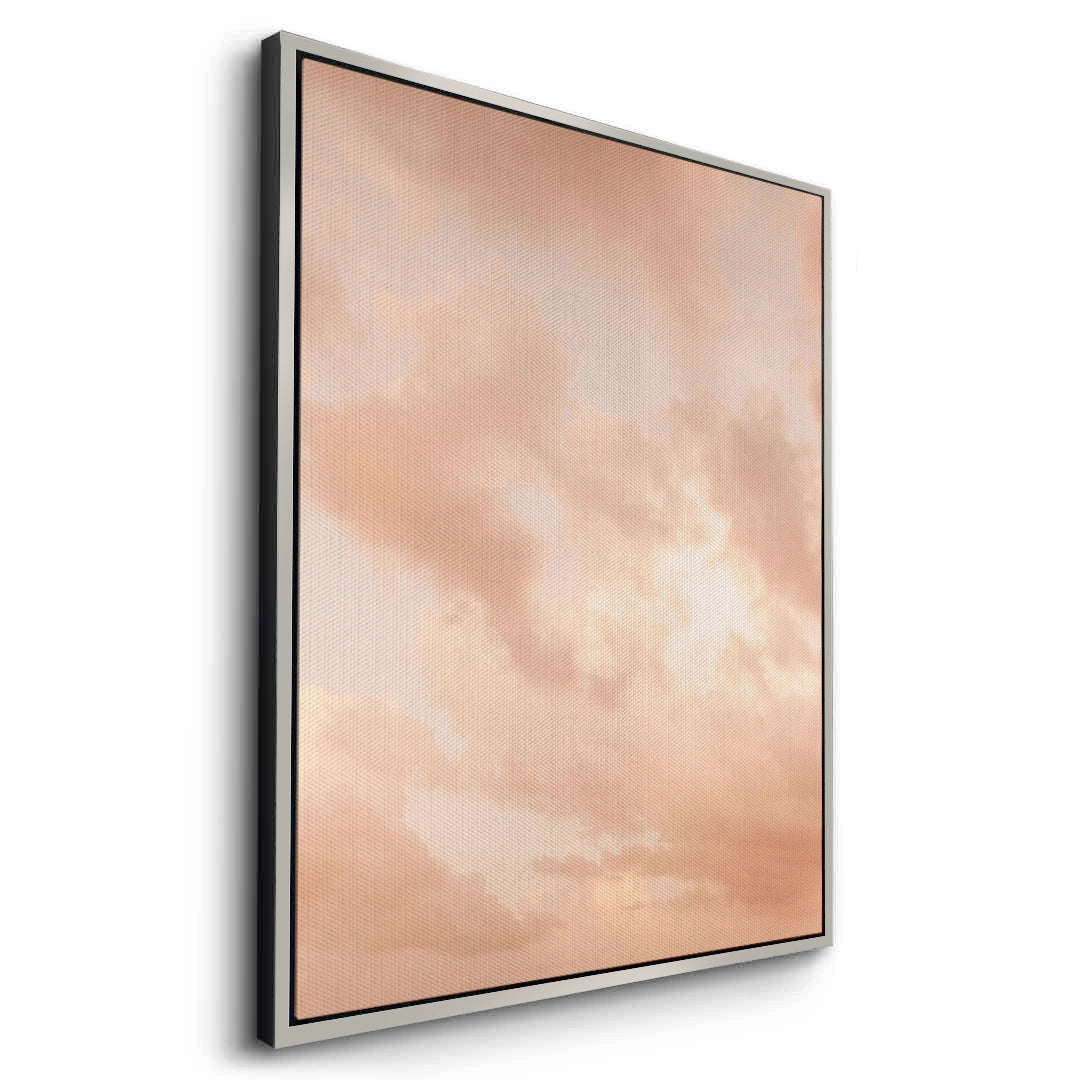 2Minimalist Pastel Peach Cloud - Canvas