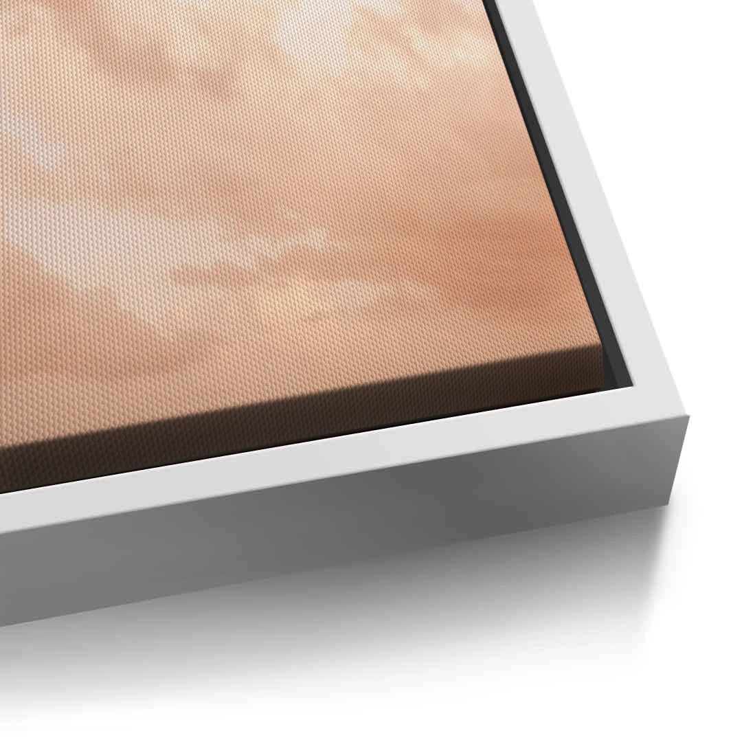 2Minimalist Pastel Peach Cloud - Canvas