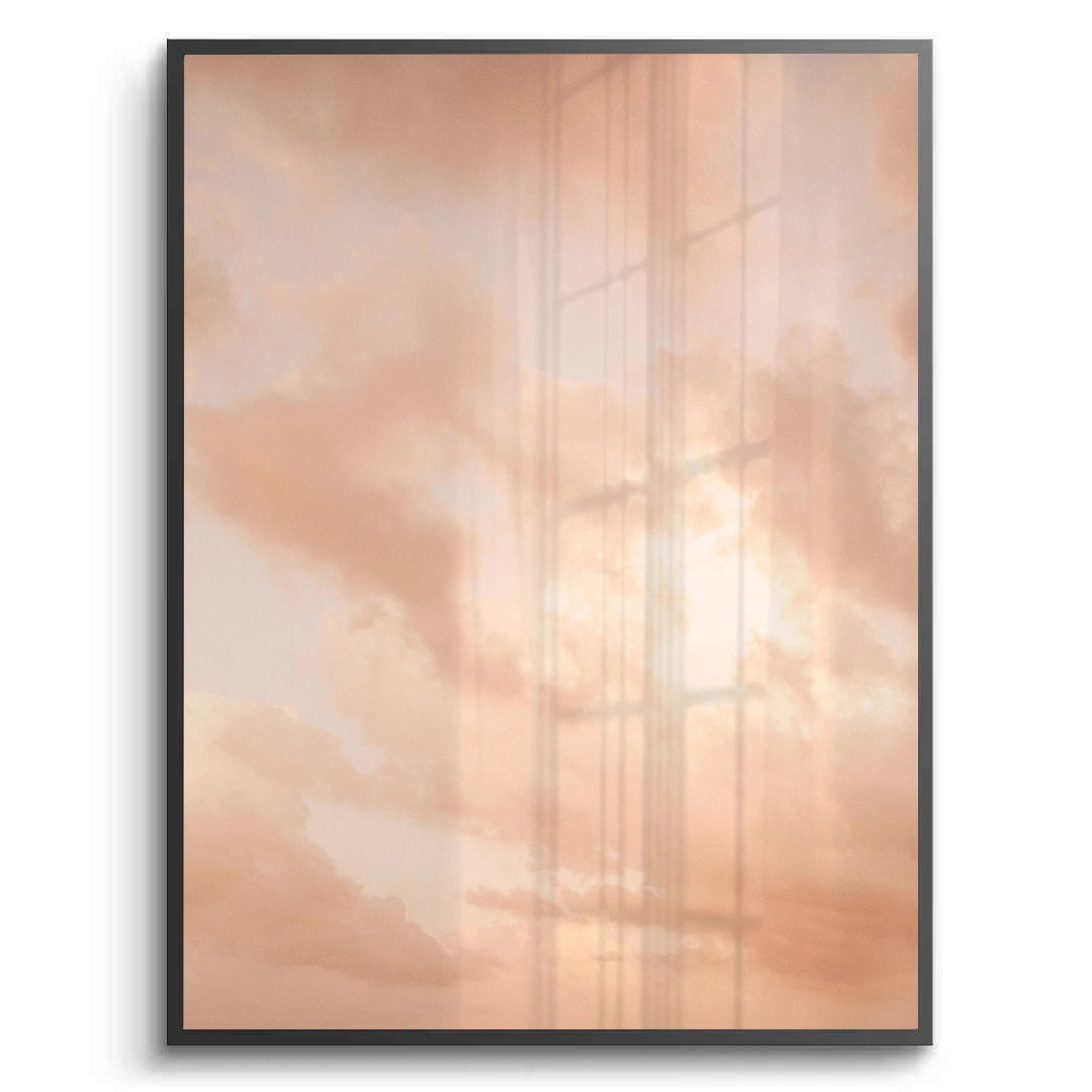 2Minimalist Pastel Peach Cloud - Fine Art